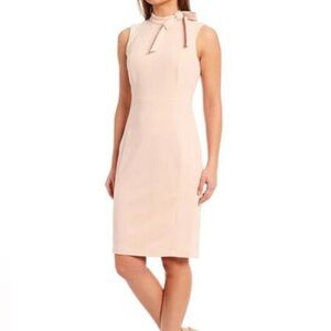 Calvin Klein Pale Pink Sleeveless Sheath Dress